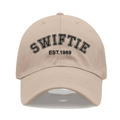 1989 Embroidery Baseball Cap for Men Women Unisex Washed Cotton