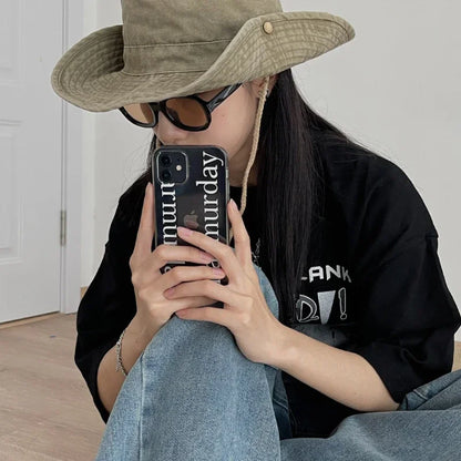 2025 Blue Cowboy Hiking Bucket Hats
