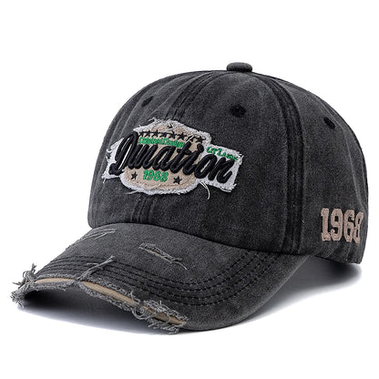 Hot Sale Unisex Retro Style Baseball Cap 1968 Letter Embroidery Cotton Cap