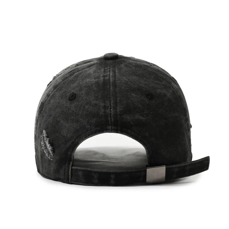 Spring–Autumn Faded Distressed American-Style Washed Cap