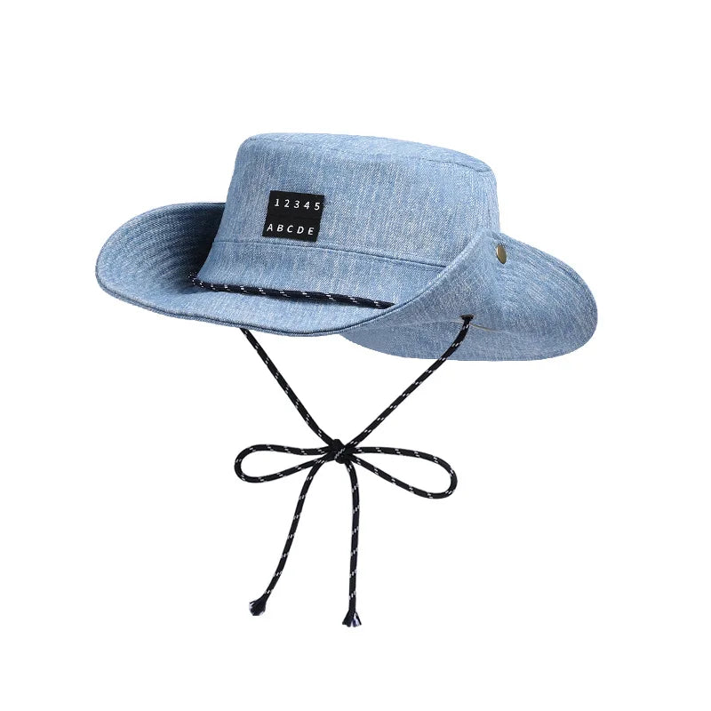 Korean Fashion Man Washed Denim Hat