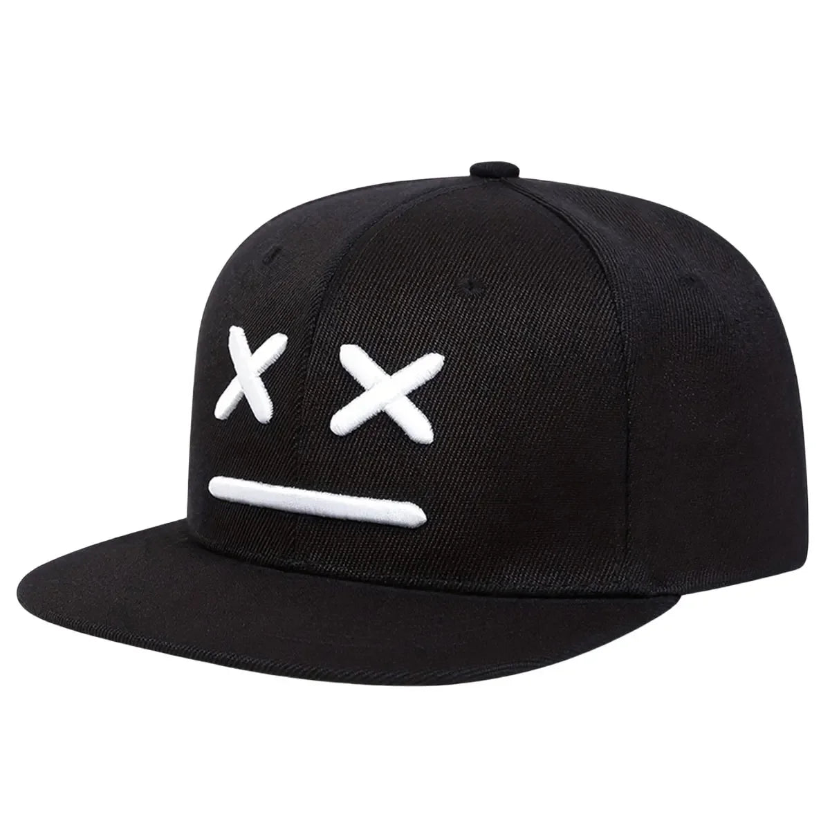 Unisex XX Smiling Face Embroidery Hip-Hop Hats