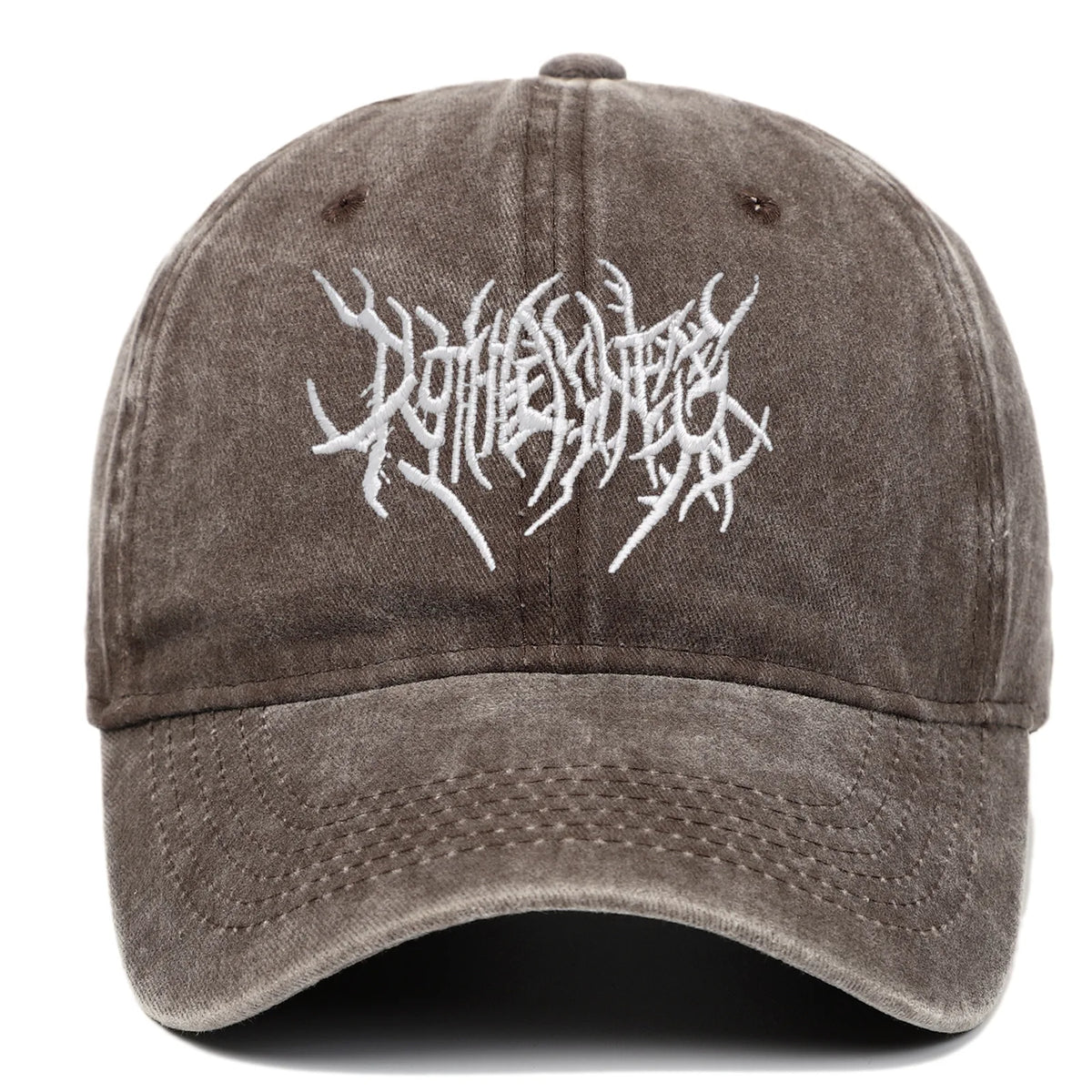 Vintage Washed Punk Hip Hop Baseball Cap Embroidered Dad Hat Vintage Classic Style