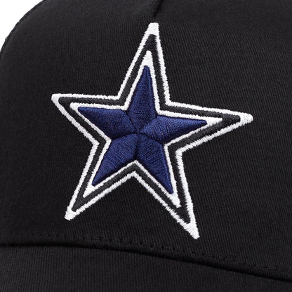 Simple Symbol Five-Pointed Star Embroidery Outdoors  Baseball Cap Summer