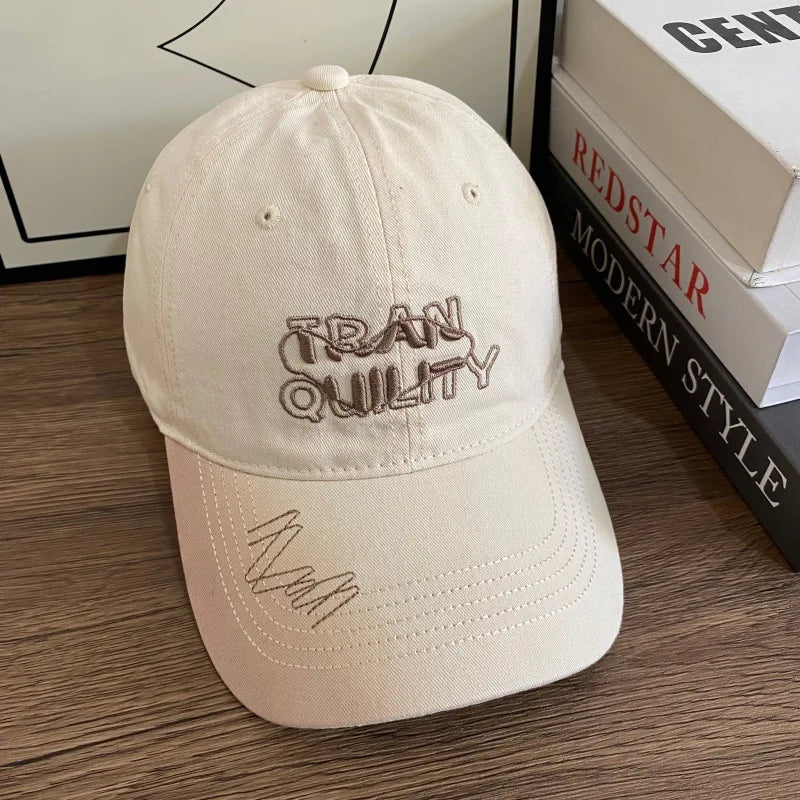 Soft Washed Gradient Pink Baseball Cap