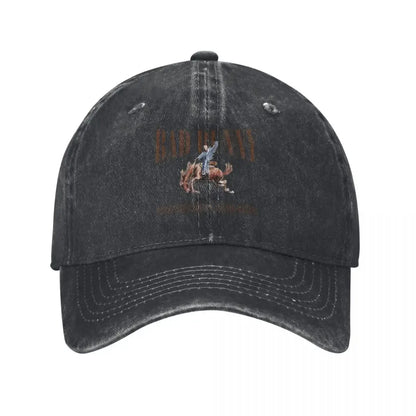 Tour Bad Bunny Nadie Sabe Baseball Caps Retro Distressed Washed Music Sun Cap