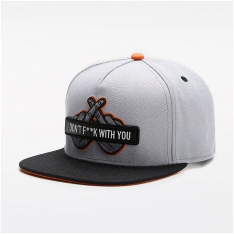 Personality Fashionable Adult Hip-hop Cap Flat-brimmed Cap Basketball Snapback Cap