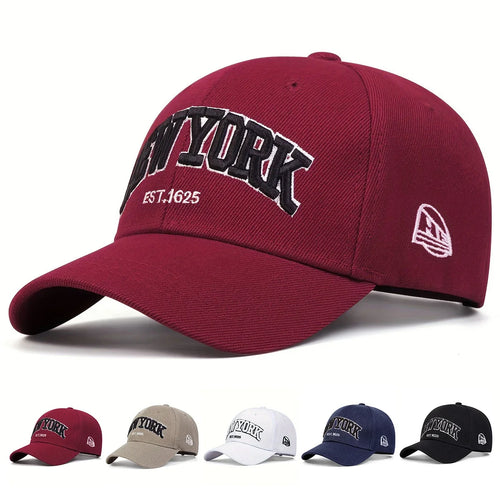 Unisex New York Letter Embroidery Baseball Caps Spring and Autumn