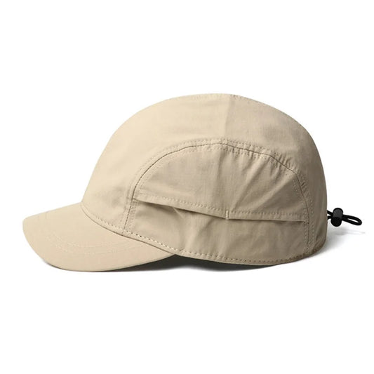 Lightweight Quick-Dry Polyester Adjustable Buckle Closure Sun Cap