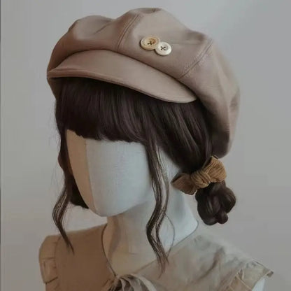 Korean Japanese Handmade Cloud Beret & Cap