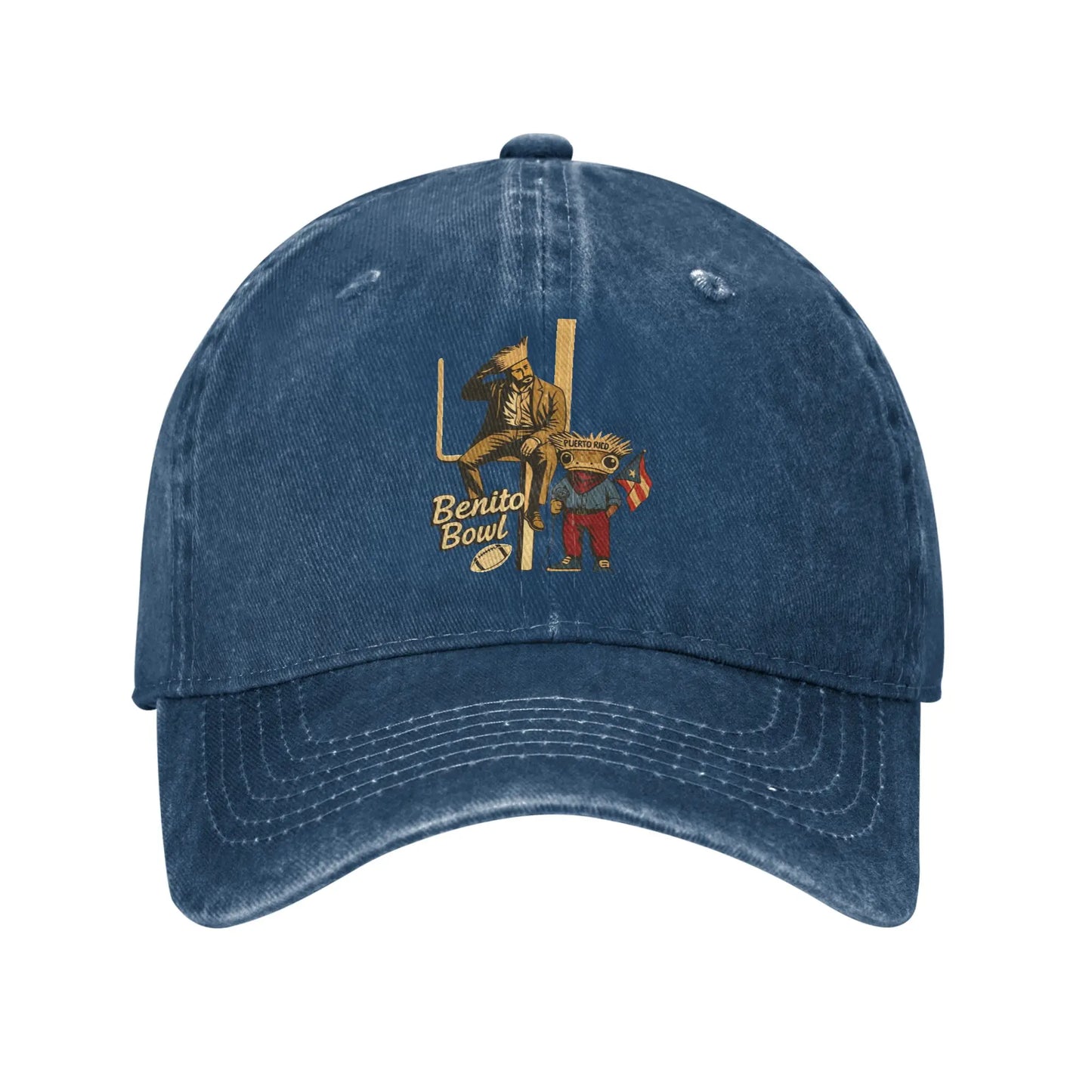 Bad Bunny Puerto Rican Flag Benito Bowl Sun Baseball Cap Women Men