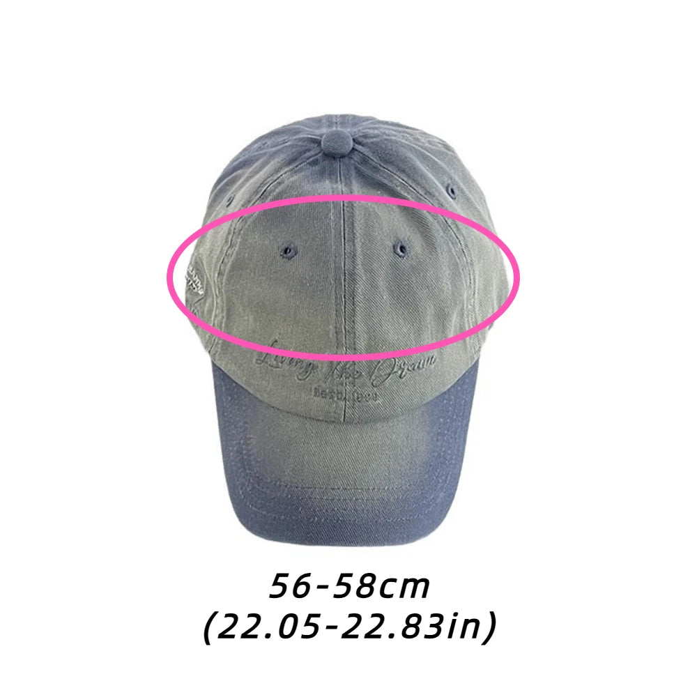 Sweet Letter Embroidery Sunscreen Hat