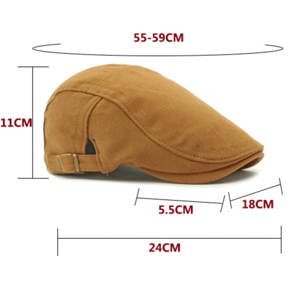 Vintage Artist Painter Beret Hat Male Female Spring Autumn