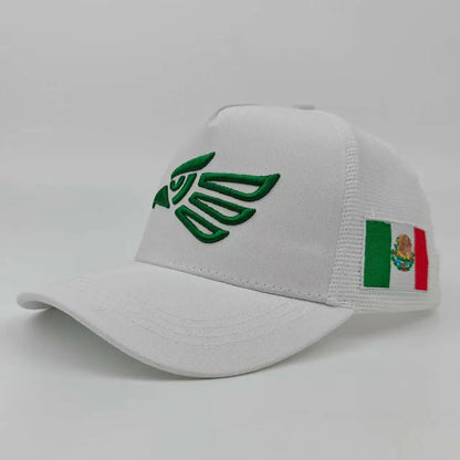Unisex Mexican Eagle Label Baseball Net Caps Hats Spring and Summer