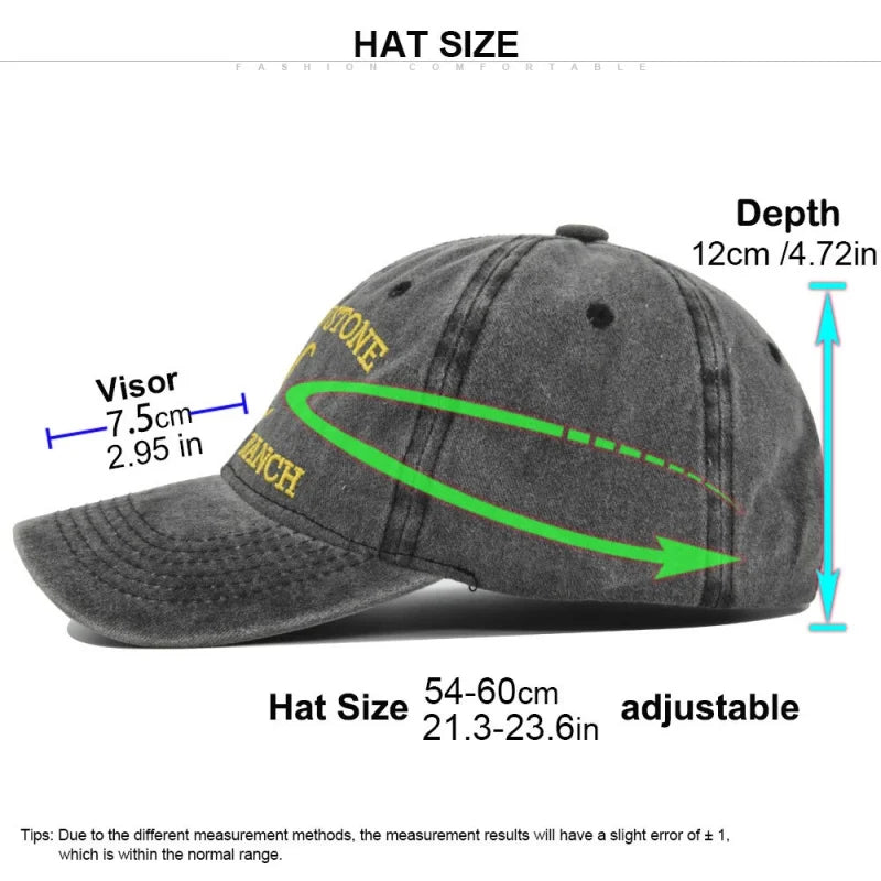 New Summer Yellowstone Dutton Ranch Hat