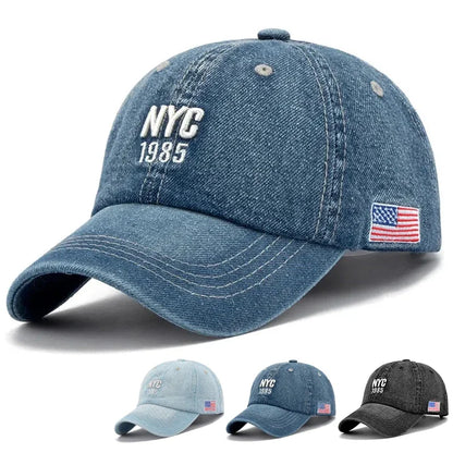 New Brand NYC Denim Baseball Cap Men Women