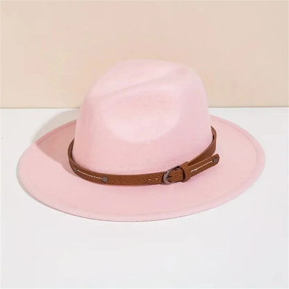Wool Fedora Hat For Women Men In Winter And Autumn, Outdoor Fashion