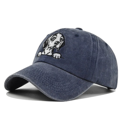 2026 Spring Summer Men Women Baseball Cap Dog Animals Embroidery Snapback Hats