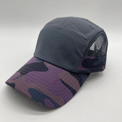 Men Women Camo Mesh Quick Dry Baseball Cap