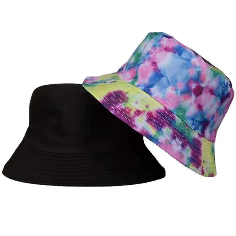 Street Graffiti Men's Bucket Hat Double-Sided Hip Hop Outdoor
