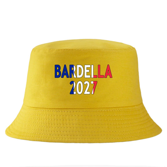 Bardella 2027 Print Bob Reversible Bucket Hat Women Men Summer Spring Travel