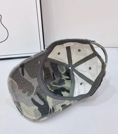 Unisex Trendy Camo Baseball Cap Vintage