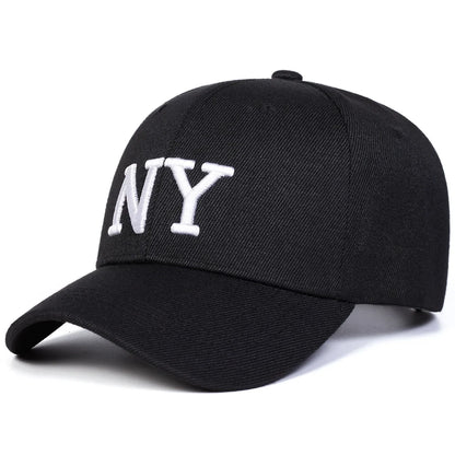 Unisex NY Letter Embroidery Baseball Caps Spring Autumn