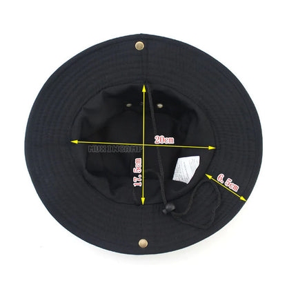Camouflage Tactical Cap Outdoor Casual Men's Panama Bucket Hat