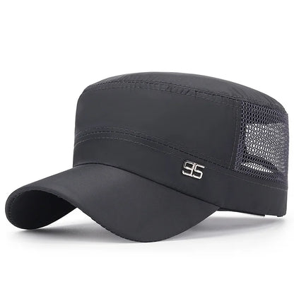 Military Cap Flat Top Hat Men's Baseball Hat