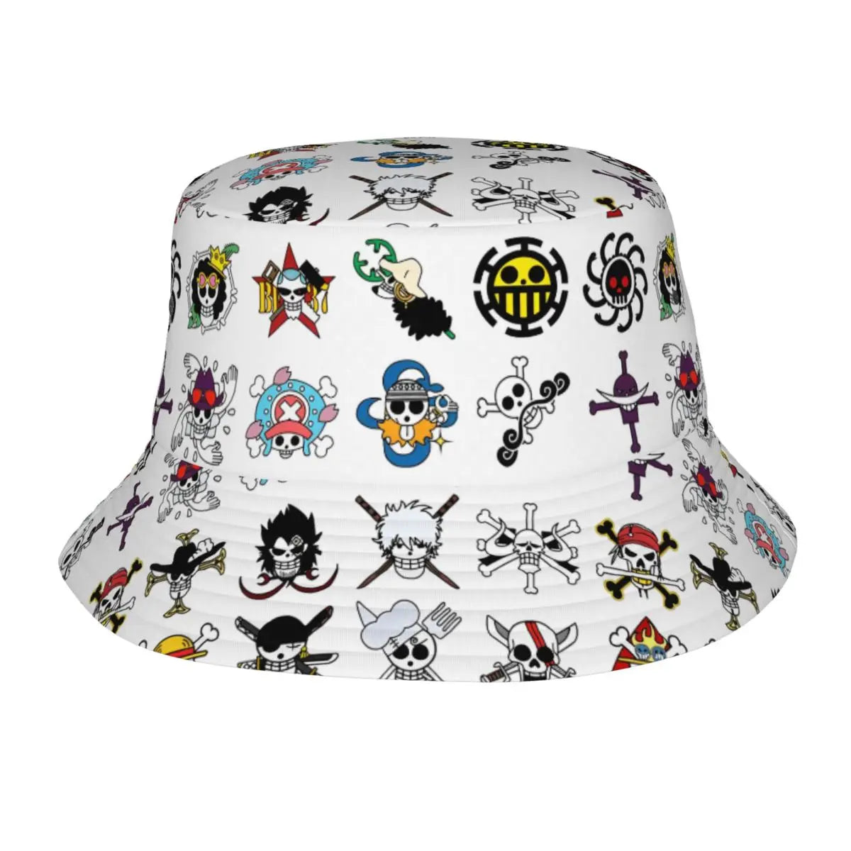 Japan Anime Zoro Luffy Skull Bucket Hats for Women Men Summer
