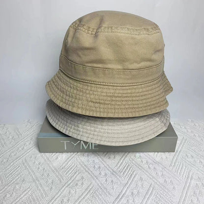 Japanese Style Cotton Simple Bucket Hat