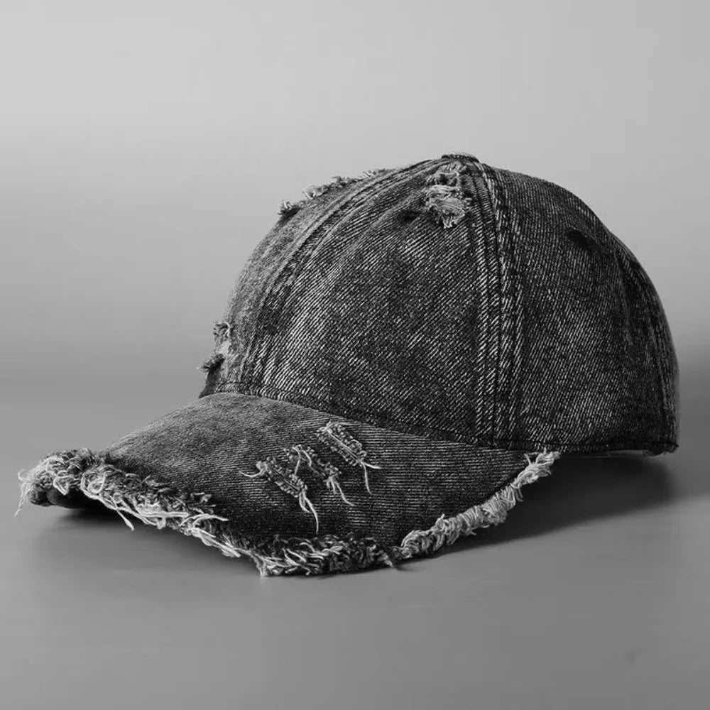 Vintage Washed Denim Baseball Cap