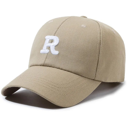 Letter Print Summer Slimming and Face Small Big Head Circumference Duckbill Cap Versatile Soft Top Baseball Hat