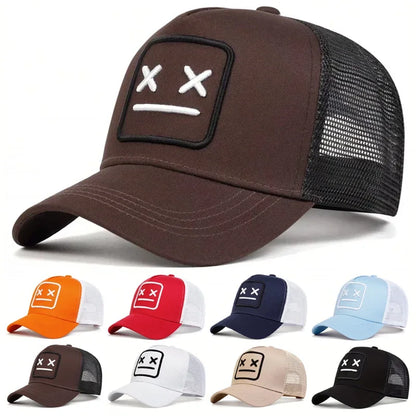Unisex XX Embroidery Baseball Net Caps Casual Hats Spring and Summer