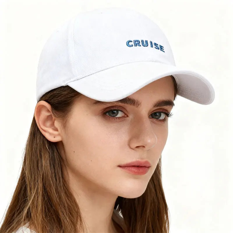 Unisex Baseball Cap Korean Style Trendy Streetwear Letter Embroidered Versatile Dad Hat