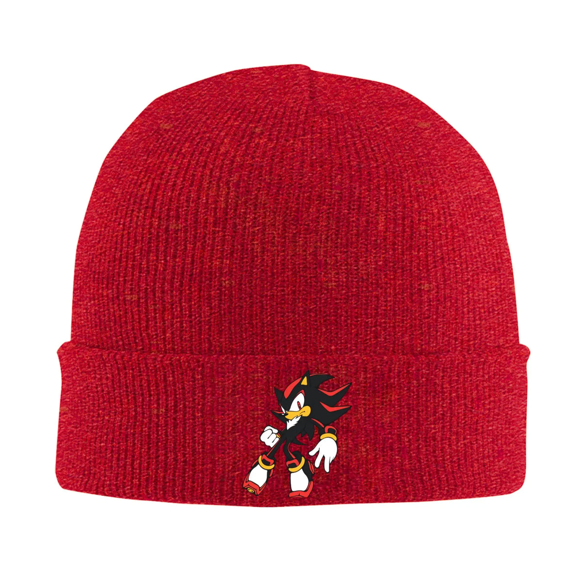 Shadow The Hedgehogs Knit Hat Beanies Autumn Winter Hat