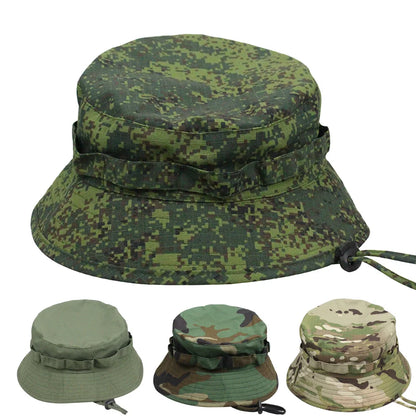 Unisex Camouflage Bucket Hat Summer Sunshade Boonie Hat