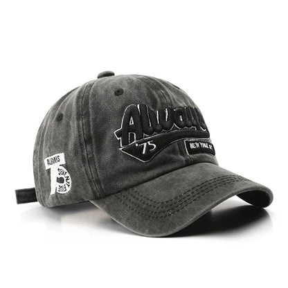 Washed Retro Baseball Cap Summer High-Quality Sun Hat