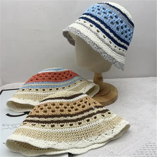 Popular Mix Coor Summer Bucket Hat For Women