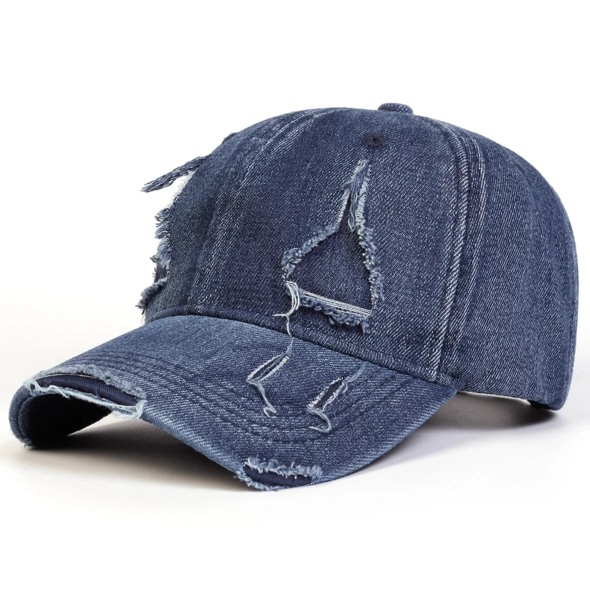 Unisex Triangle Hole Cowboy Baseball Caps Spring Autumn
