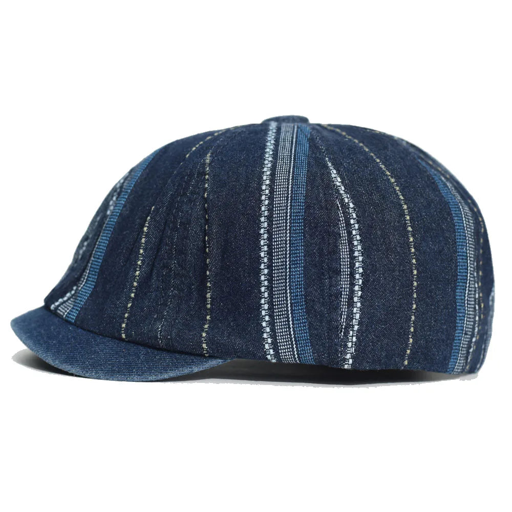 Denim Newsboy Caps Casual Outdoor Retro Beret Hats