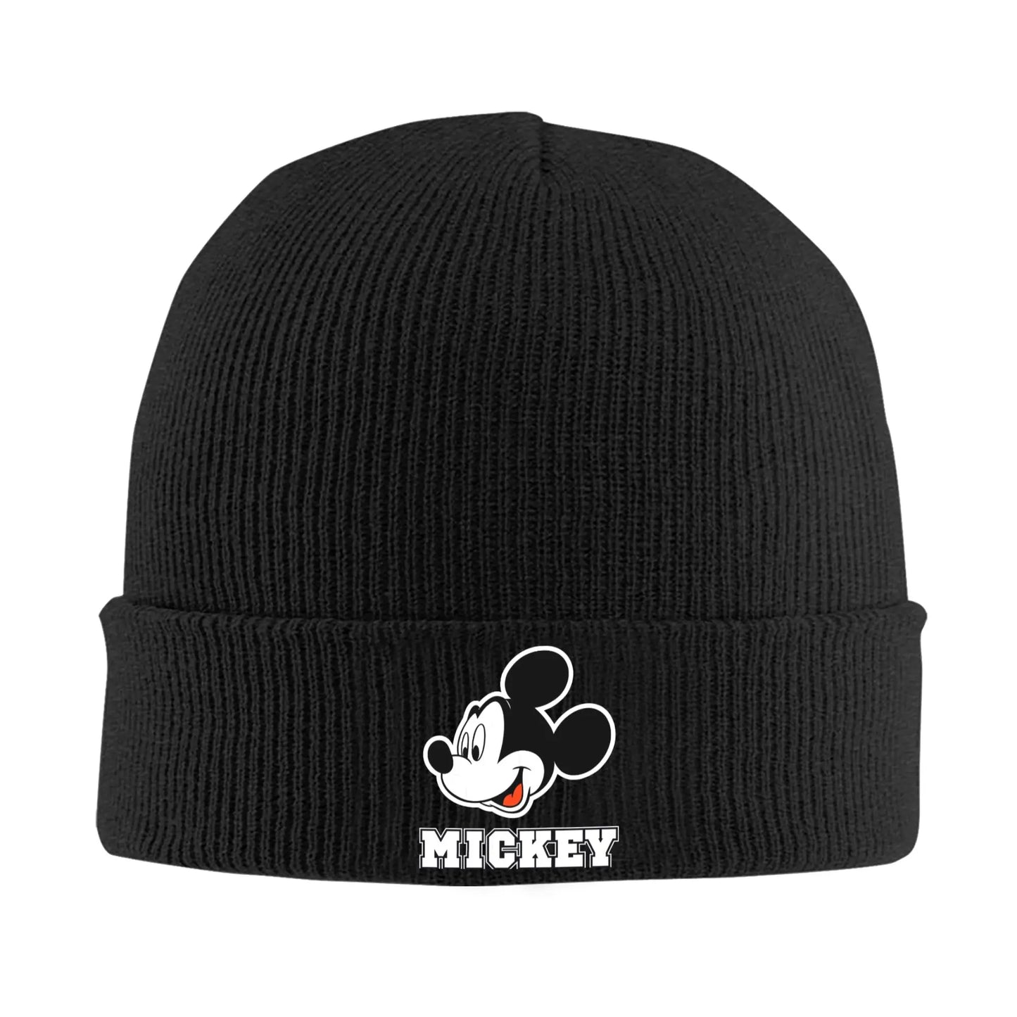 Minnie Mouse Mickey Knitted Caps For Women Men Beanie Winter Hats