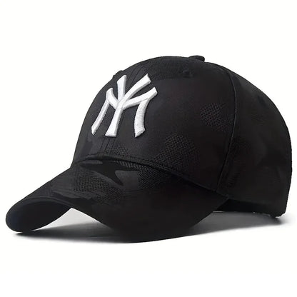 Unisex Letter Embroidery Camouflage Baseball Caps