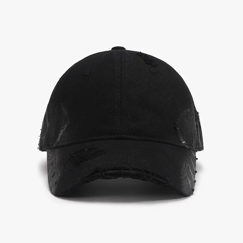 Personalized Washed Soft Crown Tie Dye Ripped Baseball Cap