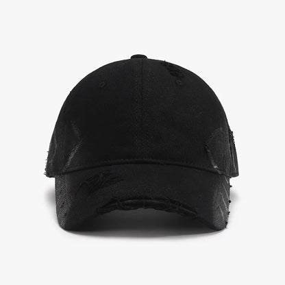 Personalized Washed Soft Crown Tie Dye Ripped Baseball Cap