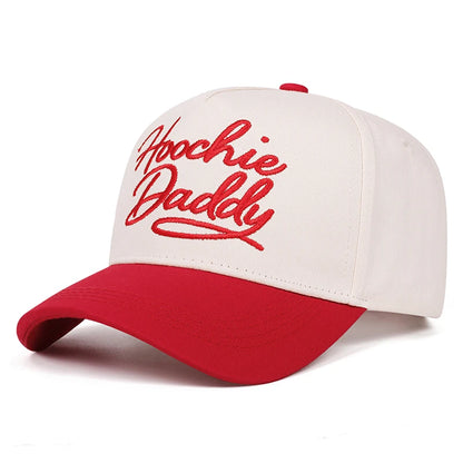 New Skateboard Hat Letter Hoochie Embroidered Hat Daily Commuter Decoration Sunshade Hat Unisex