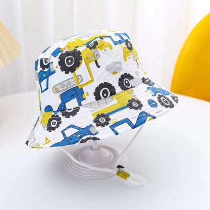 Children Panama Hat Spring Summer Baby Fisherman Hat For Boys Girls Bucket Hats