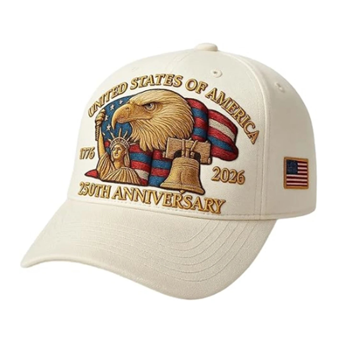 United States 250th Anniversary Cap Washed Cotton Baseball Cap