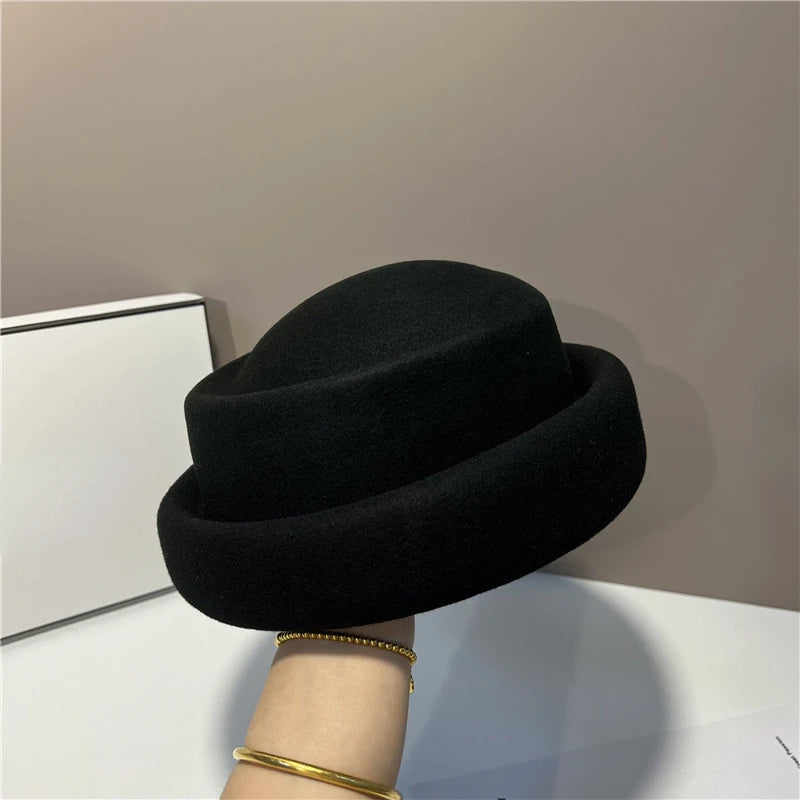 100% Australian Wool Vintage Fashion Fedora Hat