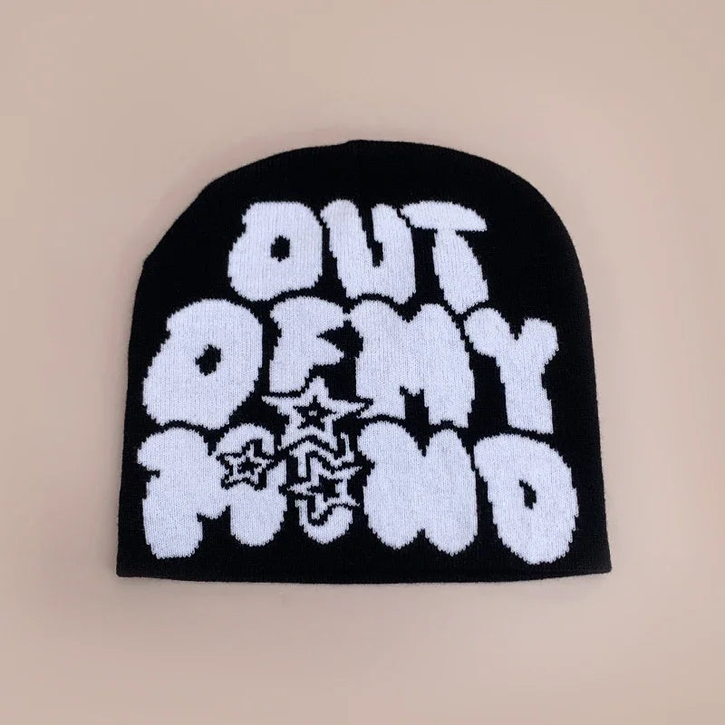 American Street Letter Jacquard Knitted Hats